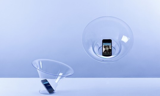 主义 Volume全透明喇叭iPhone扩音器_八卦周