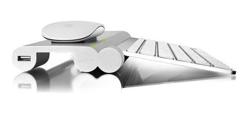 Magic Feet鼠标键盘都能用 无线充电基站_酷玩