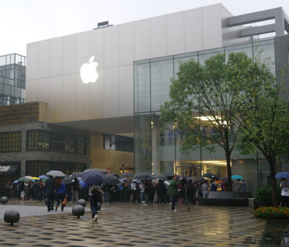 苹果在华找到最佳定位 专卖店全球客流量第一